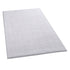 Waschbarer Teppich mit Anti-Rutsch | Flauschiger Flachflor für Badezimmer, Kinderzimmer oder Flur Läufer | Grau